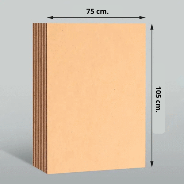 Papel Kraft Liso de 90 gr./m2  (75 x 105 cm.) - Imagen 2