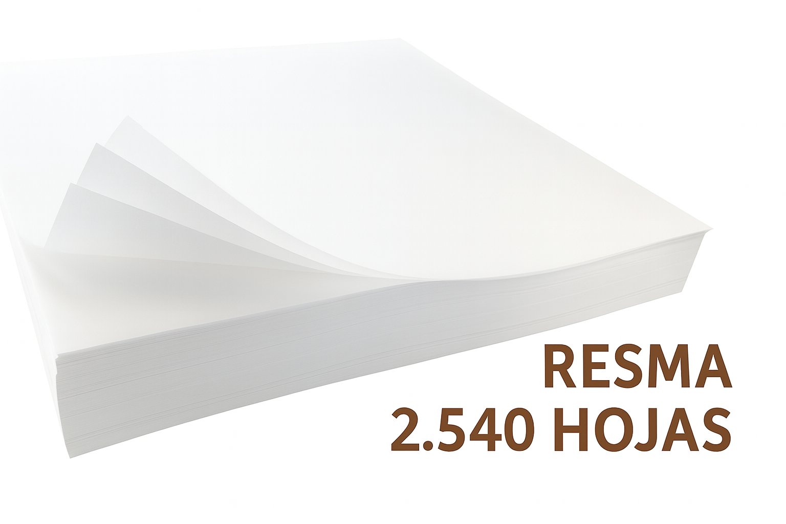 RESMA 2.540 hojas